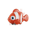 Electric simulation fish automatic sensor to avoid clownfish swing and move educational zoology crawling and chasing kids toys