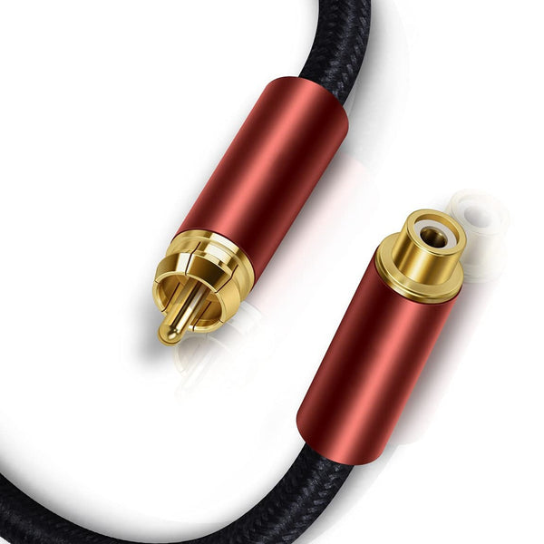 RCA coaxial audio output line audio power amplifier mixer rca male to female adapter lotus cable single rca