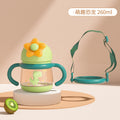 Babycare elephant training cup - 2-in-1 sippy cup for babies 6 months+ - perfect for water and milk