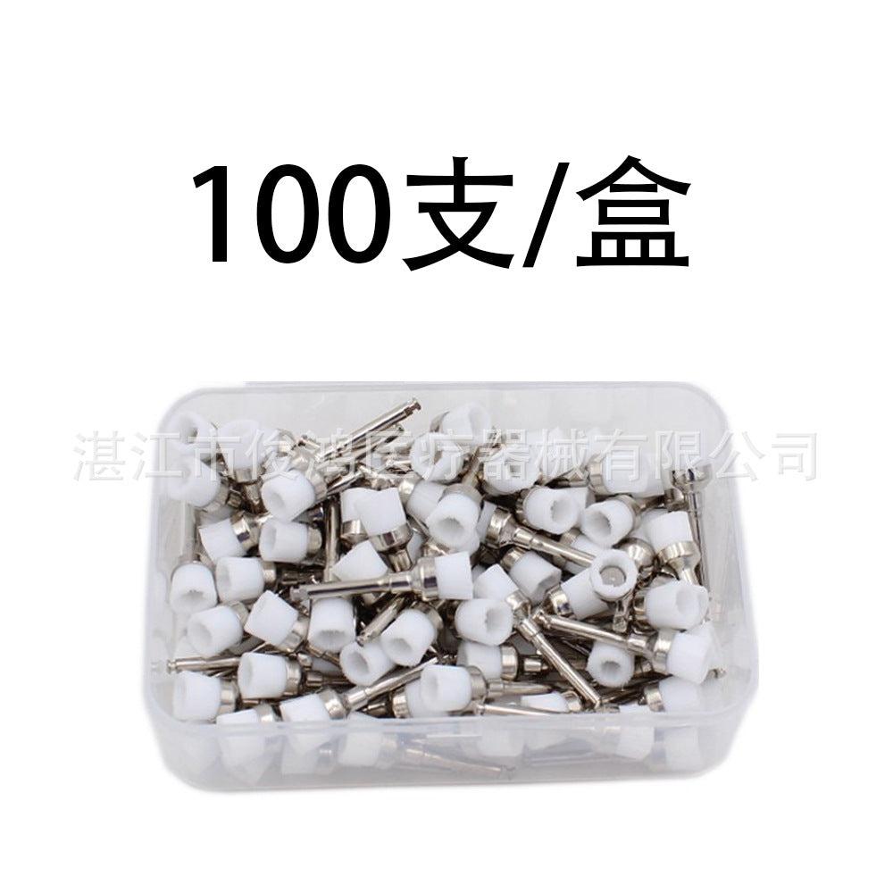 Dental oral cleaning and polishing brush head, color platform brush, cleaning teeth polishing artifact 100 pcs in a box
