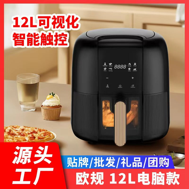 Air fryernew arrival visual 10l large capacity multi-function electric fryer french fries machine