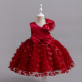 Amazon's new children's clothing skirt butterfly children's dress puffy mesh princess dress little girl model catwalk dress