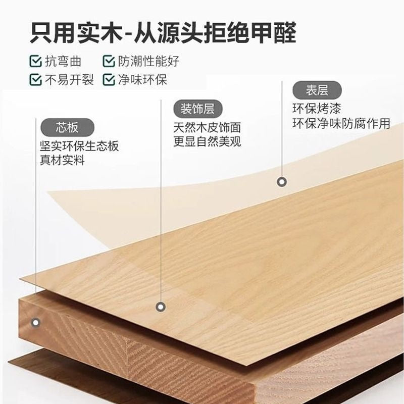 Solid wood dressing table cream style chest of drawers for home bedroom modern casualnew arrival dressing table all-in-one dressing table