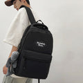 Backpack - minimalist & stylish korean design - perfect for middle & high school students, travel, couples, and college students. high capacity, wholesale, breathable, and lightweight