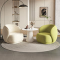 Minimalist cream style living room single sofa chair designer bedroom sofa chair japanese lazy casual sofa