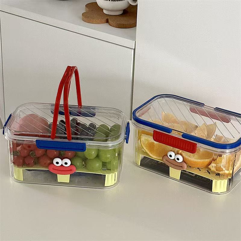 Dopamine Outdoor Picnic Portable Insulation Box Spring outing Camping Fruit Drink Ingredients Fresh-keeping Box