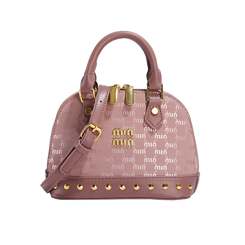 Foreign trade European and American retro shoulder shell bag women's bag high sense versatile handbag foreign style fashion printed messenger bag