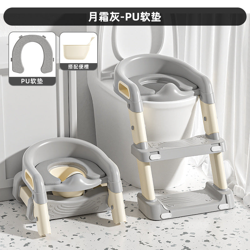 Kids toilet seat step ladder type male child female baby toilet auxiliary pad holder step stool squat toilet
