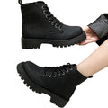 fashionplus sizeboots women exportbritishthick sole single boots retroflats short boots