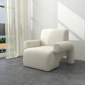 Nordic light luxury single sofa small apartment designer creative living room balcony lazy popular cashmere sofa chair