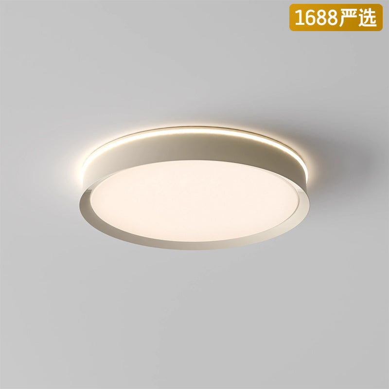 [Strict selection] 2025 modern simple cream wind ceiling lamp full spectrum eye protection designer minimalist lamp