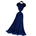 Luxury sleeveless slim-fit knit dress - women's summer high-waisted a-line dress - slimming, elegant, and chic maxi dress
