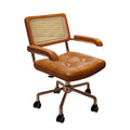 Solid wood desk - retro, compact, light luxury - home study, workstation, minimalist japanese style computer desk, office study table