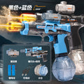 Popular popular fire light small ice mouse electric water gun toy large capacity high speed continuous fire water gun kids water toy