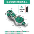 Baolian ink bucket construction site special woodworking hand-cranked wooden bucket leveling line art handy gadget resistant to falling line drawing ink