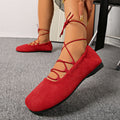 low-heeled plus size women's shoes spring and summer new arrival cross strap flatsflats women's flatscasualflats women's wholesale