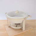Amazon stainless steel round dining stove detachable foldable alcohol stove buffet stove hotel restaurant buffet stove
