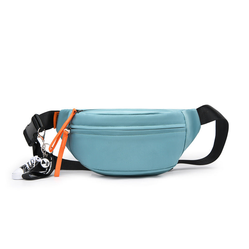 Breast bag men's ins trendy small bag waterproof Japanese casual messenger bag sports satchel women's shoulder bag men's waist bag