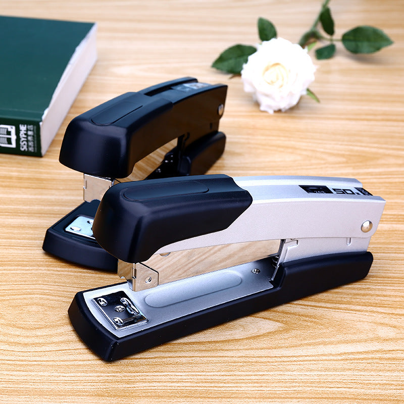 Deli 0416 thick layer metal stapler No. 12 office finance stapler can order 50 sheets of paper stapler wholesale