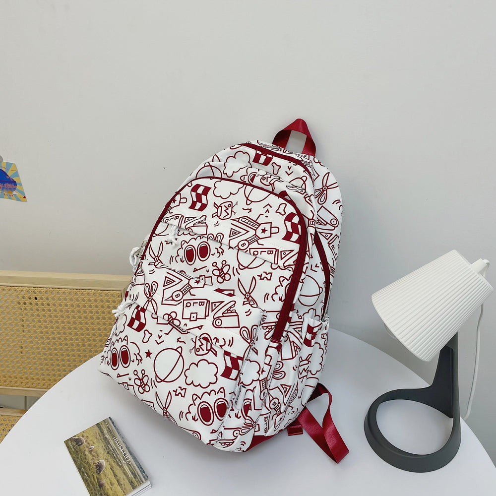 Backpack - "maillard" color scheme - premium school bag - casual travel backpack for high school and college students - trendy and cool for couples