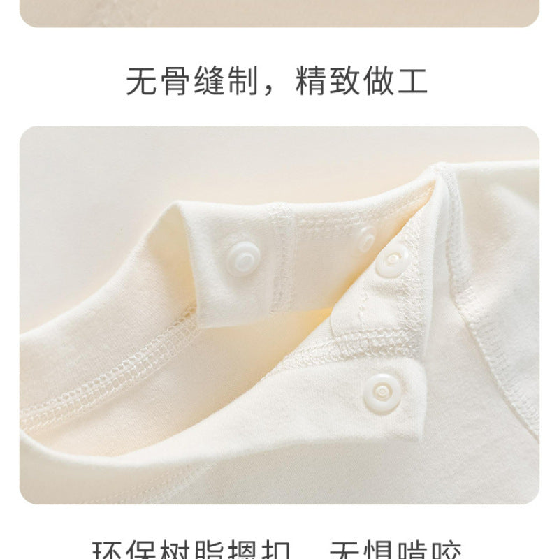 Baby comfort fleece set - high-waisted, belly-supporting, seamless, class a, extra thick, warm set - autumn/winter separates - 95% cotton set