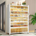 For home steel shoe cabinet door all-in-one cabinet entrance shoe rack large capacity dustproof flip-up door multi-layer storage rack