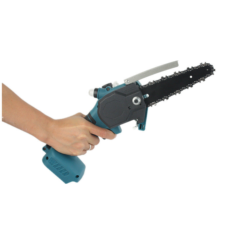 6 inch mini chainsaw, handheld chainsaw rechargeable small one-handed chainsaw garden lithium battery rechargeable chainsaw