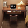 Solid wood desk - perfect for small spaces: bedside writing desk, bedroom study table, student desk, and adult computer desk