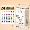 24 double-ended markers (for coloring - can be stacked and opaque)