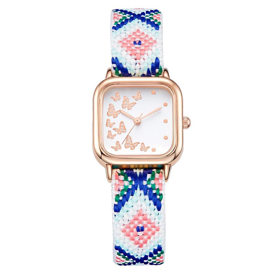 new arrival forest style butterfly women's watch fashionk-style high-looking student women's watch quartz performance goods wholesale