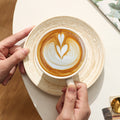 Japanese retro embossed spiral ceramic mug - trendy, creative, and high-style coffee, milk, or water cup