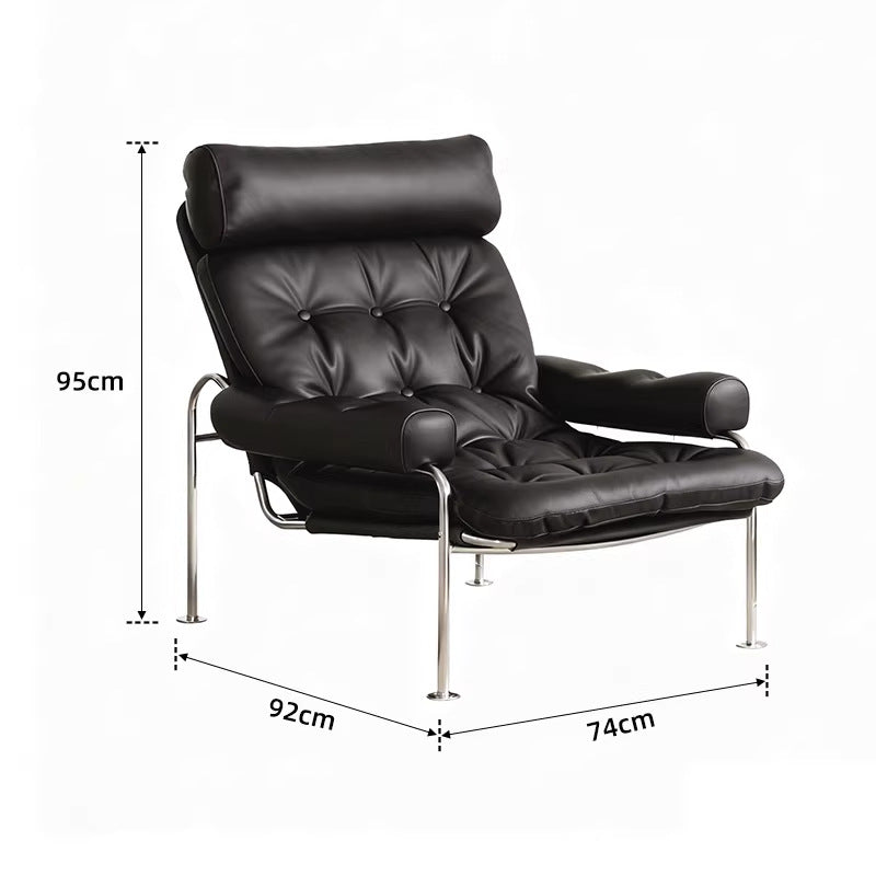 Designer rum chair cotton and linen casual chair living room study chair medieval style accessible luxury bauhaus style