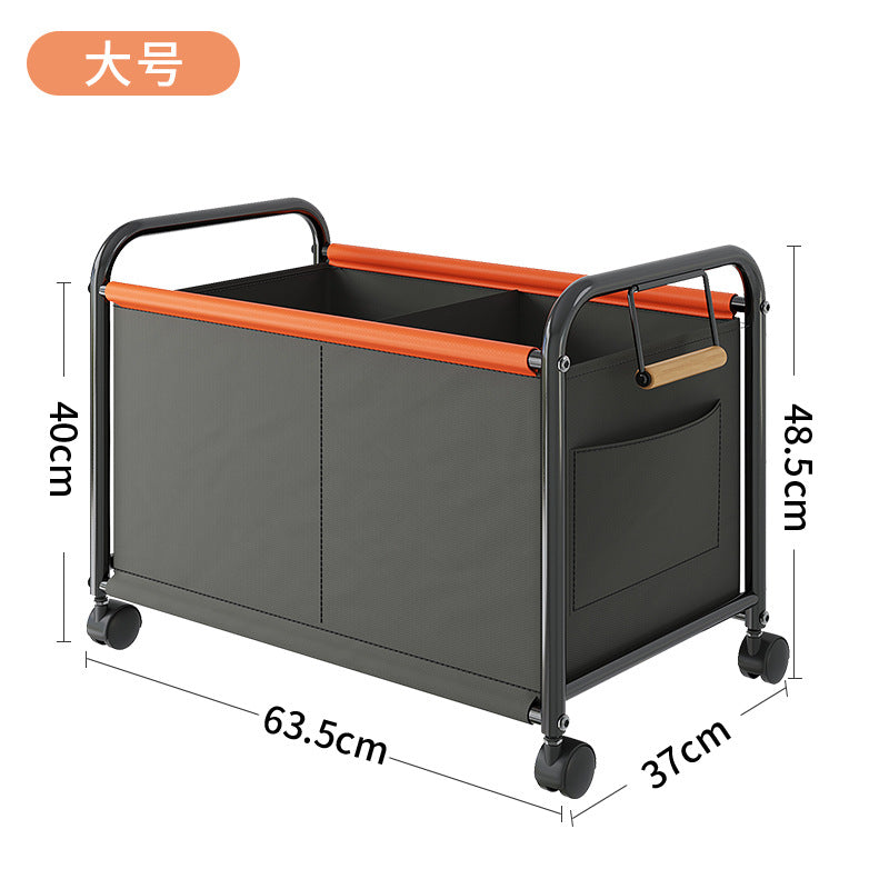 Storage basket under desk backpack organizer snack basket mobile toy storage cart office desk organizer
