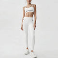 new arrival yoga clothes high waist hip lift tummy control slimming look sling beautiful back running sports intimates bra suit for women