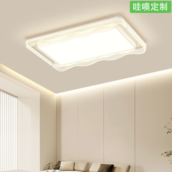 [Wow] Cream wind ceiling light modern simple new full spectrum eye protection ceiling light whole house package