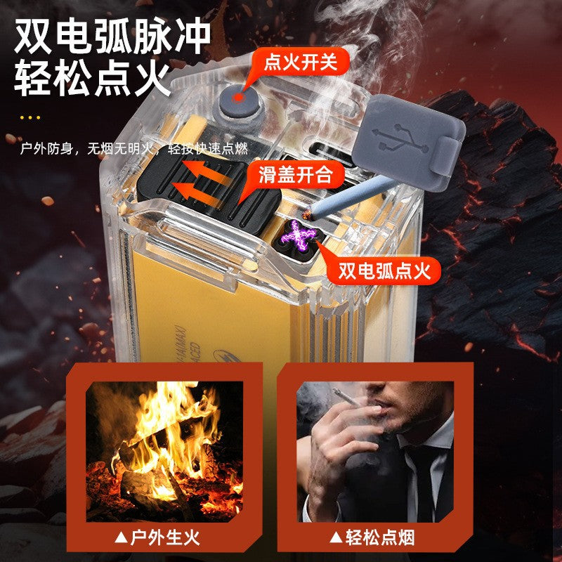 Cross-border new multi-functional outdoor strong light long-distance flashlight pulley zoom white laser ultra-bright high-power flashlight