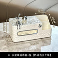 Multifunctional tissue box living room tissue box high-end light luxury for home coffee table classy remote control storage box creative