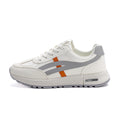 plus size women's shoes spring & fallnew arrival leather sneakers women's korean version thick solecasual soft bottom running dad shoes