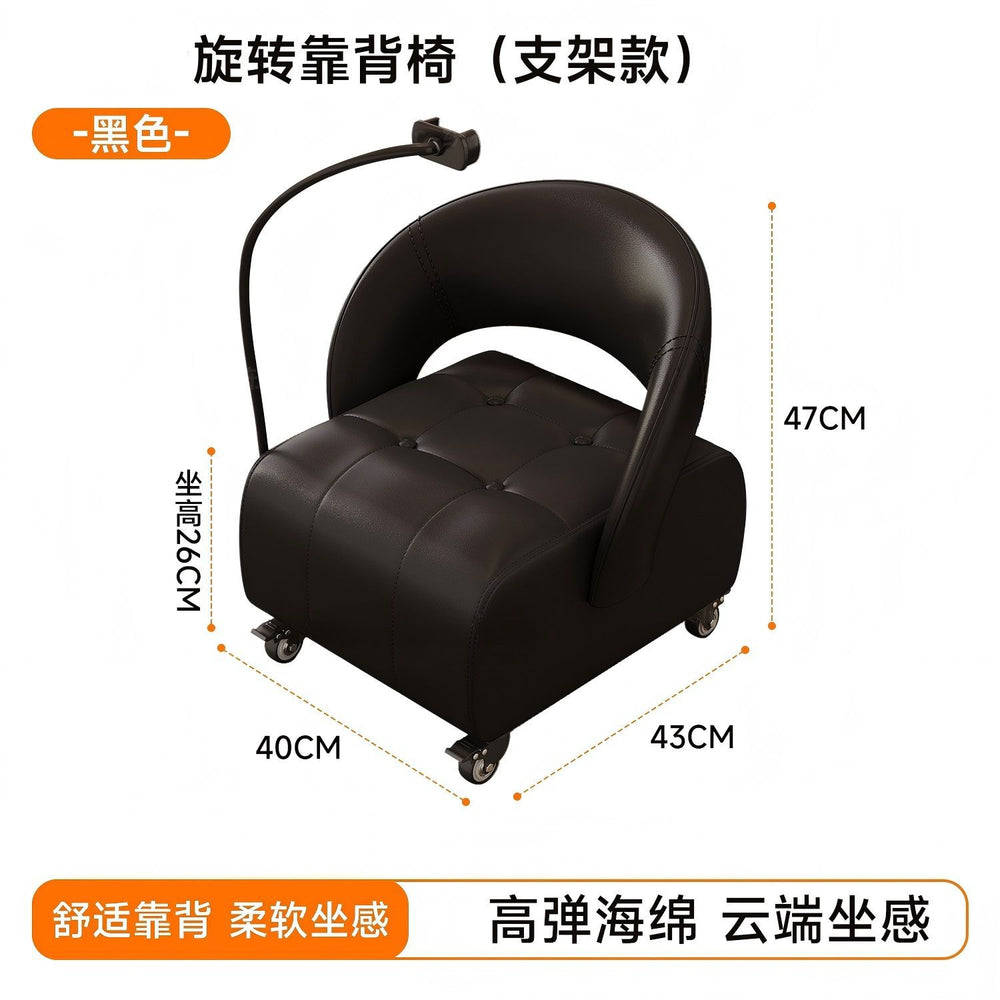 Universal rotating shoe stool small stool living room for home feeling pulley small bench sofa stool shoe changing back chair slip stool