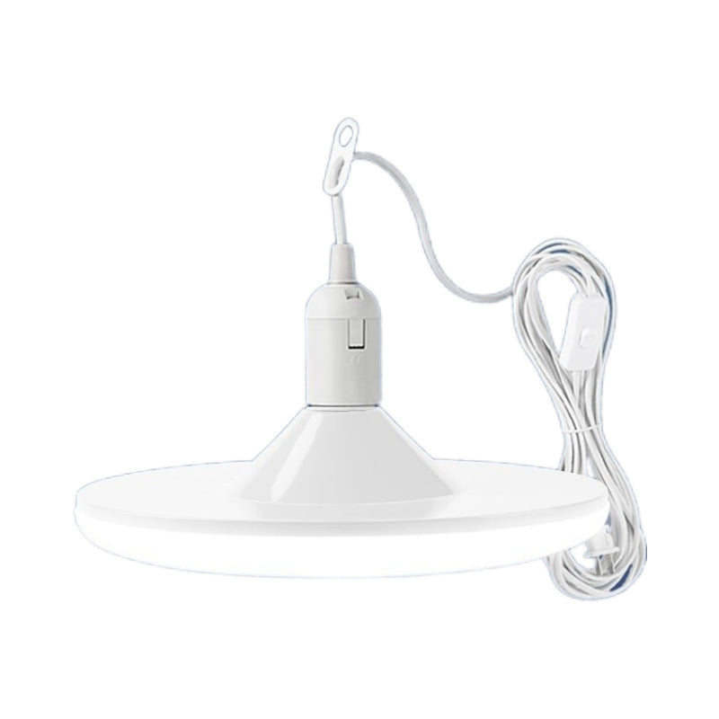 Wiring-free for home flying saucer light super bright led light bulb with cord plug switch light hanging energy-saving lamp e27 lamp holder