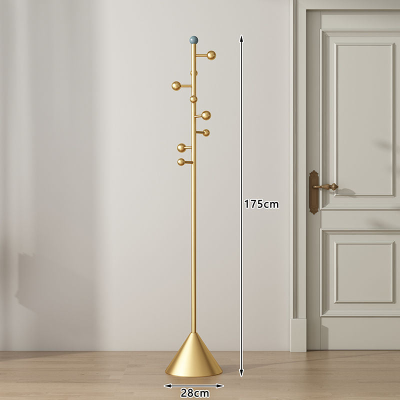 Casual clothes hanger italianaccessible luxury bedroom accessible luxury storage cream for home space floor-standing clothes coat rack shelf