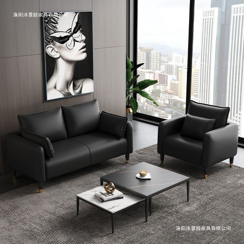 new living room sofa - compact size, ideal for rentals, hotels, apartments, two-seater, three-seater fabric sofa - also suitable for clothing stores