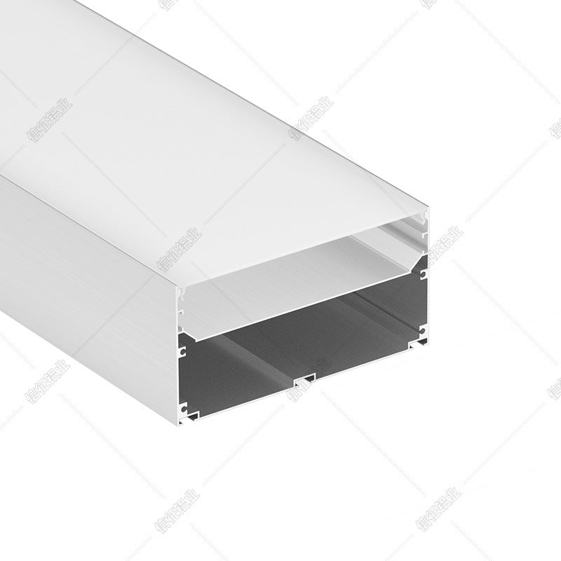LED line light Aluminum slot Embedded light slot Office lighting Back-shaped surface mounted aluminum alloy card slot Linear light