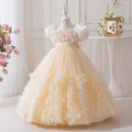 export girls' dresses: high-end new flower girl wedding dresses, tulle tutu skirts, little girl runway outfits - in stock