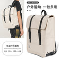 Unisex backpack custom business laptop bag college student leather backpack new large capacity women's school bag