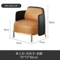 Hotel lobby popular casual sofa beauty salon business reception negotiation table and chairs cafe one table and four chairs slate