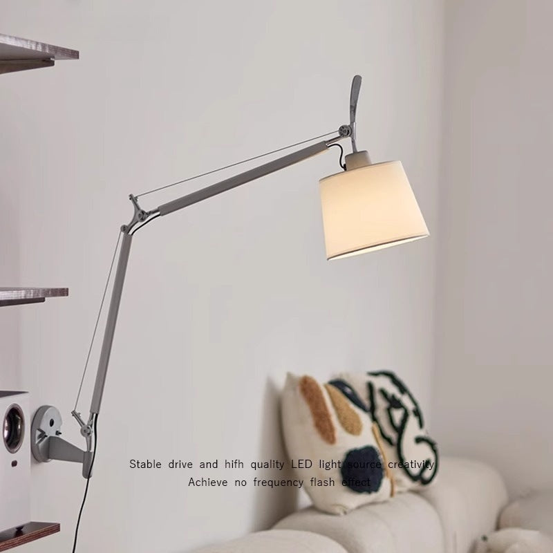 Wall lamp Bedroom bedside lamp Modern simple high-end light luxury Living room background wall Aisle decoration Zhongshan lamps E