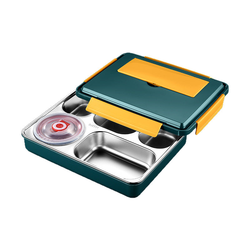 304 stainless steel lunch box, student-specific cafeteria, rice compartment for boys, large-capacity office workers, portable lunch box