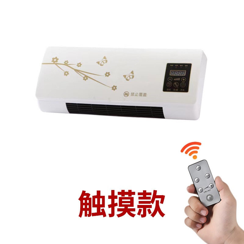 Mobile air conditioner for both heating and cooling, hot air blower, bathroom heater, for home bedroom wall-mounted electric heater