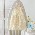 Korean girls' dresses -  summer collection: stylish princess dresses for kids, trendy baby sundresses with straps